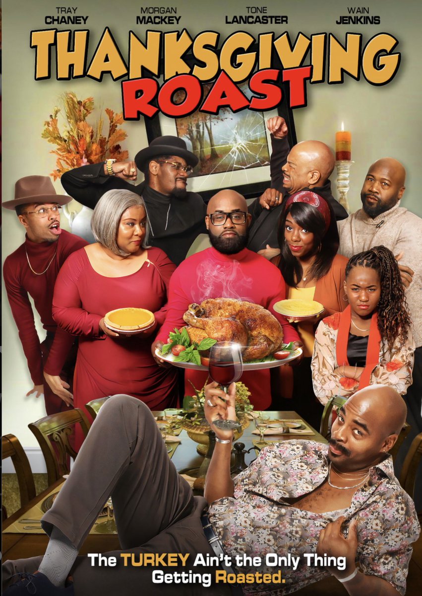 traychaney's tweet photo. TRENDING ON TUBI Trending On AMAZON PRIME so it’s safe to say I have one of the BIGGEST MOVIES you can WATCH w/ your FAMILY this #Thanksgiving! Go WATCH my 1st starring role in a #Comedy as the character PRESTON MITCHELL #ThanksGivingROAST NOW on @PrimeVideo #WorkingActor #film https://t.co/WiaTT7ozmZ