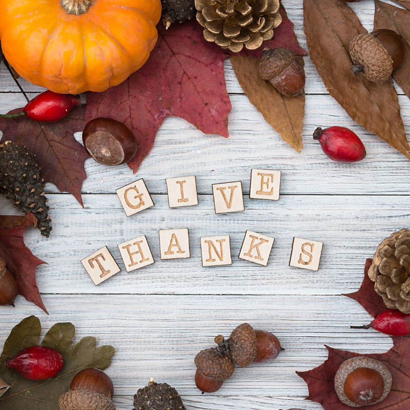 Happy Thanksgiving from all of us at Hospice of Chattanooga. We hope you have a wonderful day celebrating with your family.