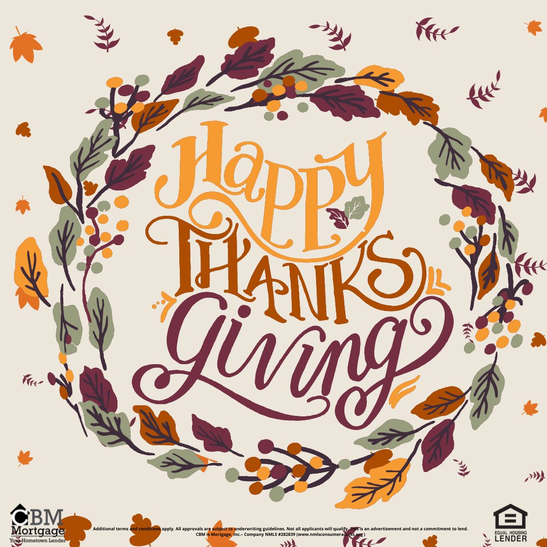 It is not joy that makes us grateful, it is the gratitude that makes us joyful. CBM wishes you a Happy Thanksgiving!