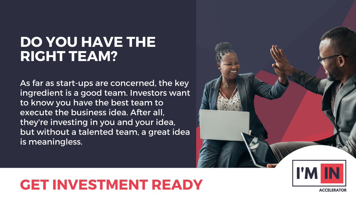 iminstartuphub's tweet photo. The time is NOW for tech companies. With plenty of investors looking for unique tech innovations to invest in, how can you attract the right investor?
- Get #InvestmentReady! #IMINAccelerator #TechStartup https://t.co/lyzC1JWOdq