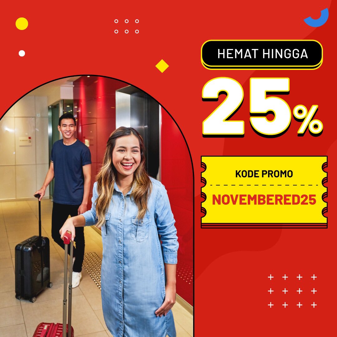redplanetid's tweet photo. Hemat dengan kode promo NOVEMBERED25 ! Berlaku hingga 29 November 2021. yuk pesan sekarang! https://t.co/zklGqwWBqa