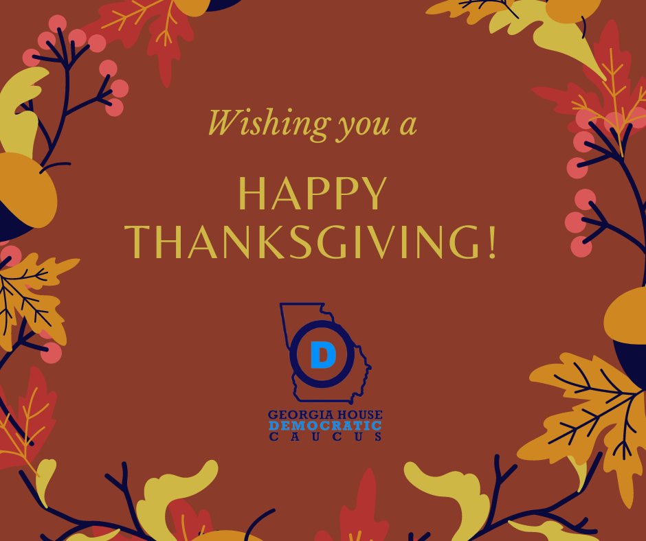 GAHouseDems's tweet photo. #gapol #happythanksgiving #ghdc https://t.co/UQNLNynJq3