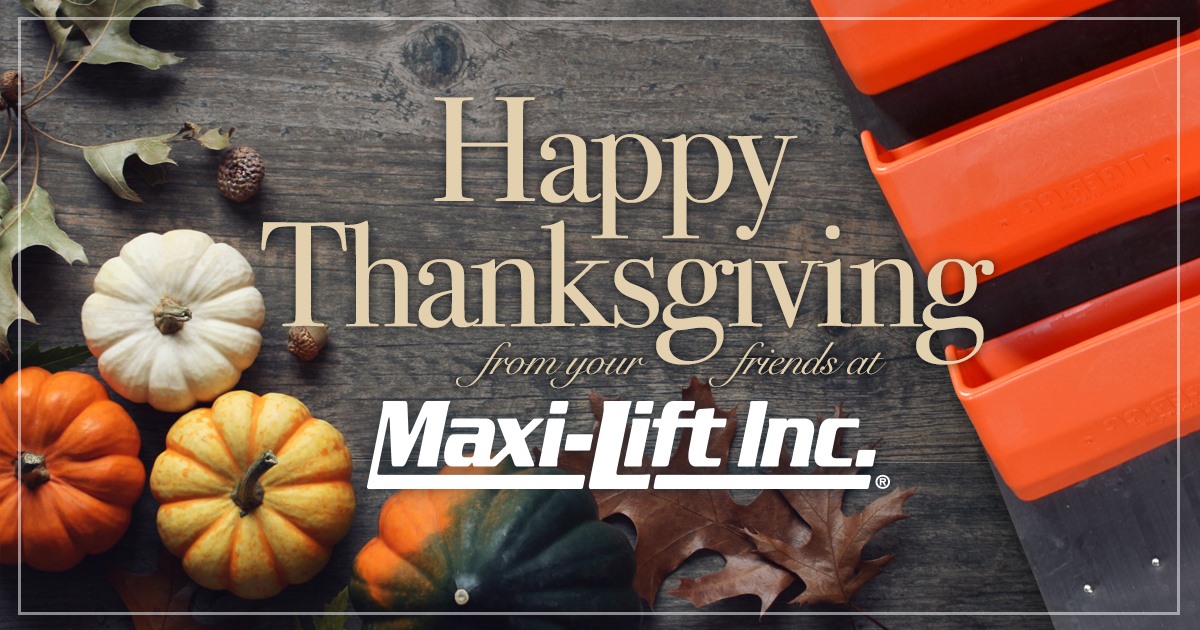 maxiliftinc's tweet photo. Happy Thanksgiving wishes to all of our wonderful families, friends, and customers. #ThankYou #HappyThanksgiving https://t.co/MqEfUpVIeG
