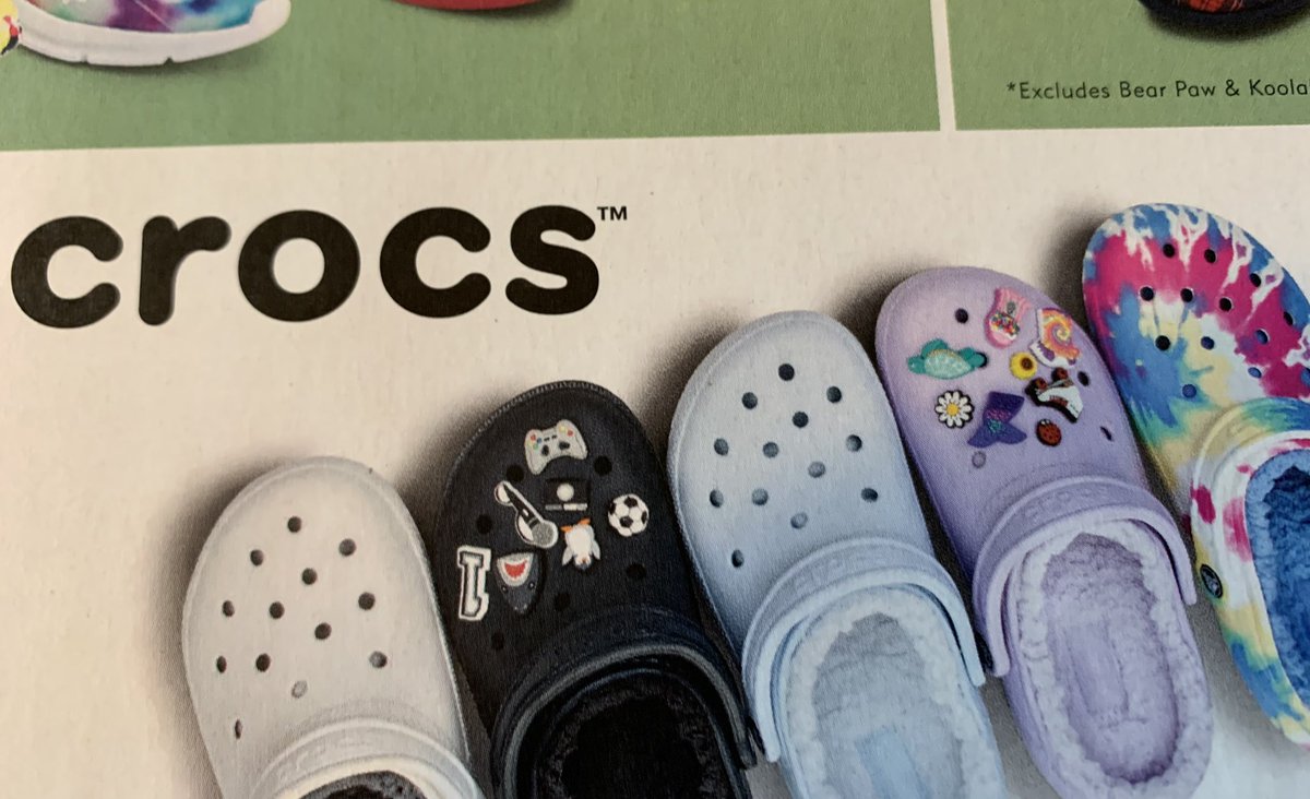 What the world needed was Crocs flair, so Crocs wearers have more ways to express themselves. Through their Crocs.