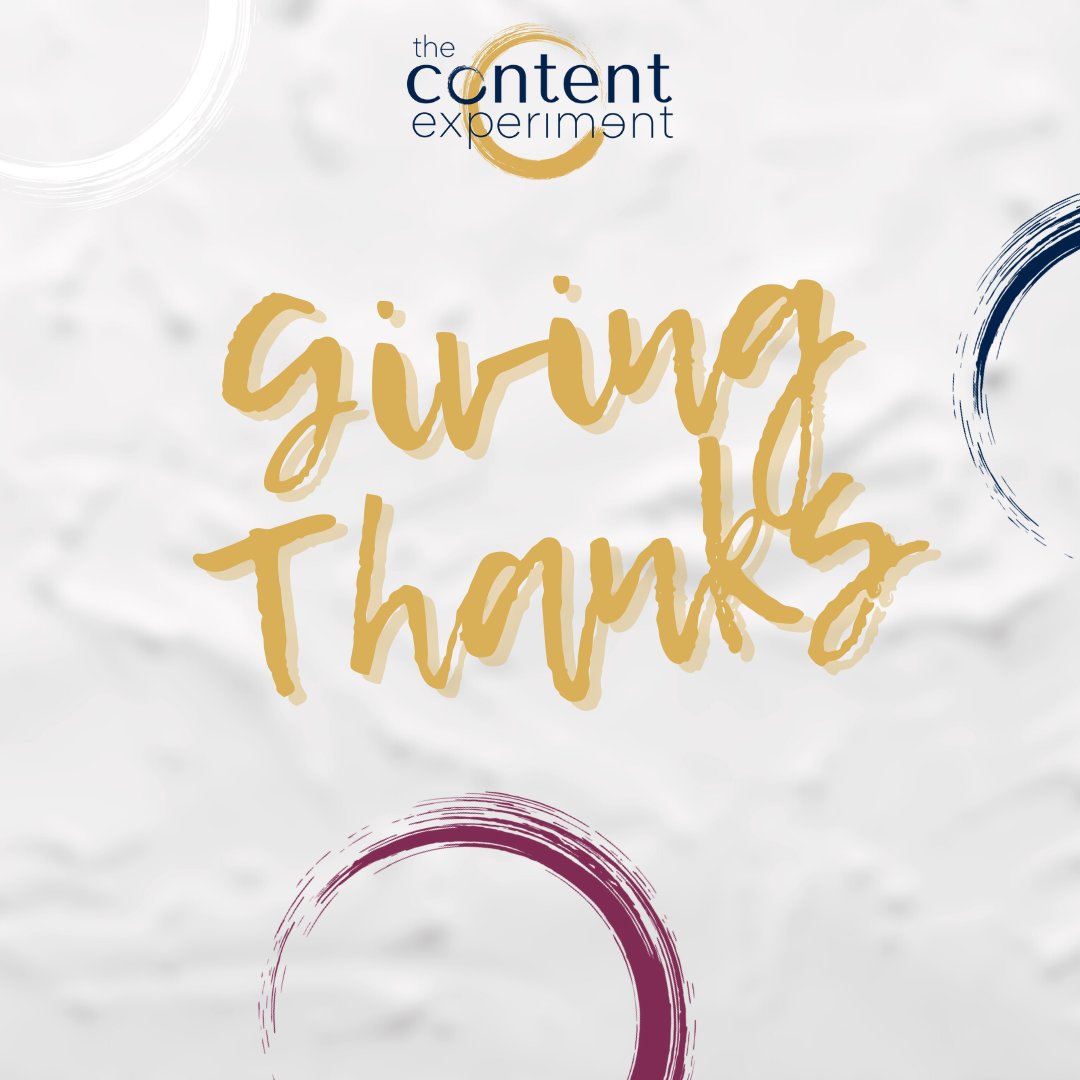 Happy Thanksgiving to all my U.S.-based friends! I hope that today is one of peace and relaxation and lots of yummy food. 

Thank you to all my amazing clients, team members, business friends, and YOU for an amazing year. I am grateful to you all. ❤️️