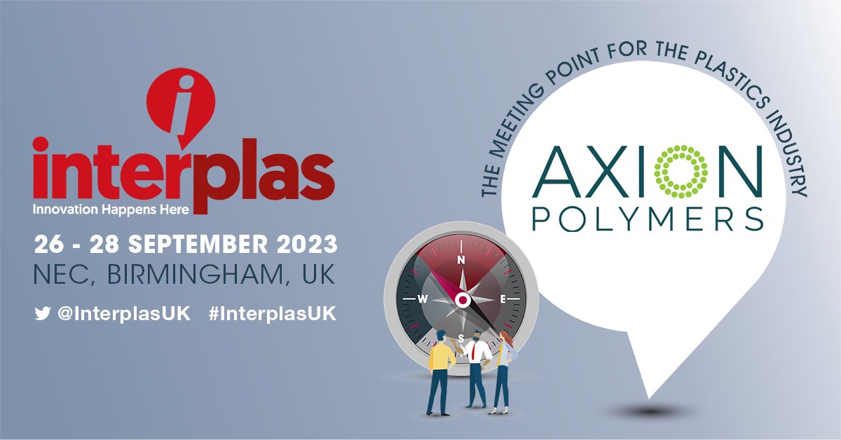 InterplasUK's tweet photo. The Interplas team are delighted to announce that @AxionPolymers have booked their space on the Interplas 2023 floorplan.

https://t.co/L6k3ZuAjF0

#InterplasUK #plastics #plasticsindustry #polymers
#Liveevents https://t.co/xLIJIcPeXu