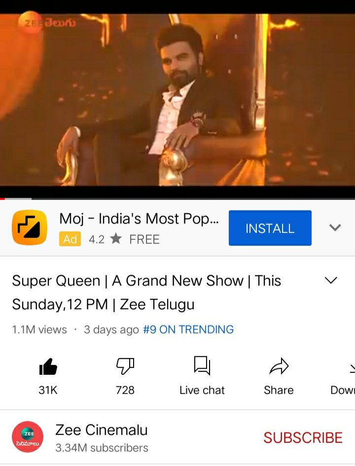 pradeepmachifc's tweet photo. Super Queens Promo
Trending on @YouTubeIndia from past 3 Days๐ฅ๐ฅ #SuperQueens #PradeepMachiraju https://t.co/e5QZDu5weQ