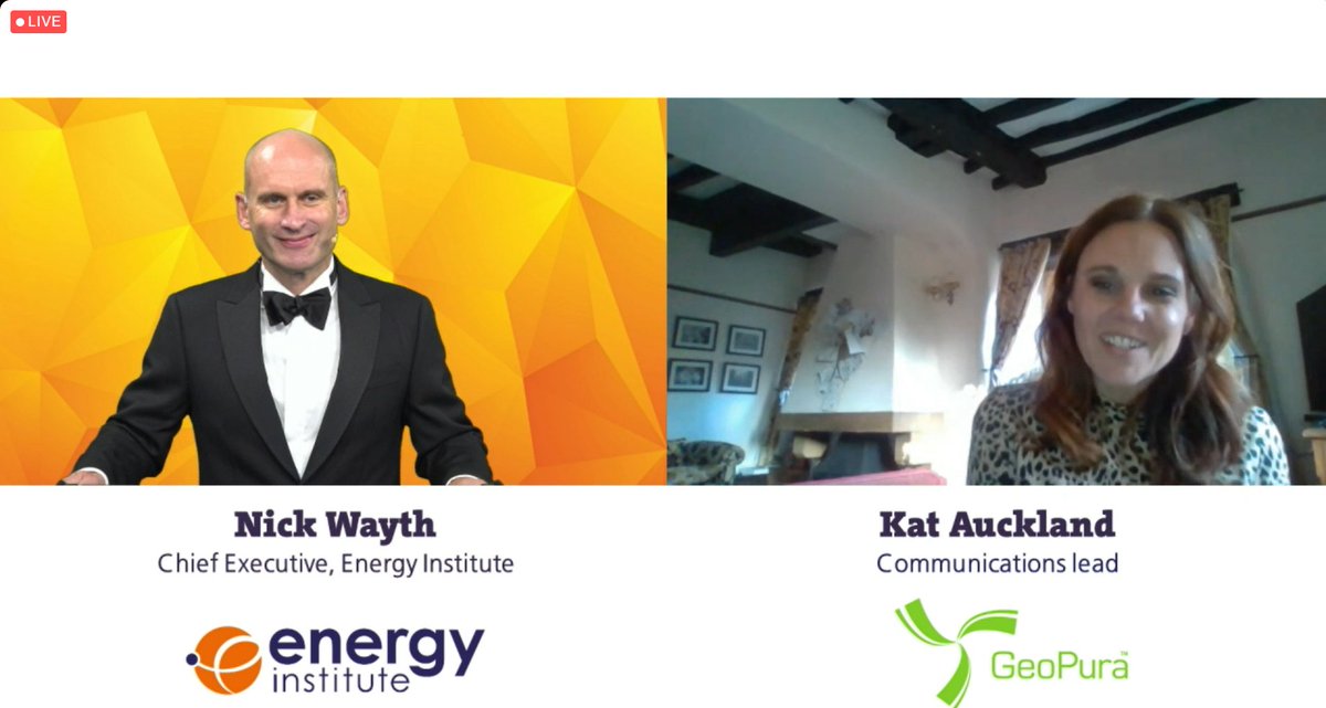 EnergyInstitute's tweet photo. The winner of the Low Carbon Award is @geo_pura. Their ground-breaking Hydrogen Power Unit proves that we can move away from fossil fuels and deliver zero emissions energy wherever and whenever it’s needed! Congrats @geo_pura #EIAwards https://t.co/ukemk7bqL9