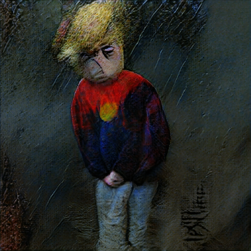 AsthedicSpace's tweet photo. I can't stand the emotions right now...
A sense of misery and sadness.
---The Miserable Kid--
#AIGeneratedNFTs #NFTs #Asthedic #Metaverse #NFTForging https://t.co/FhWEkvNNtm
