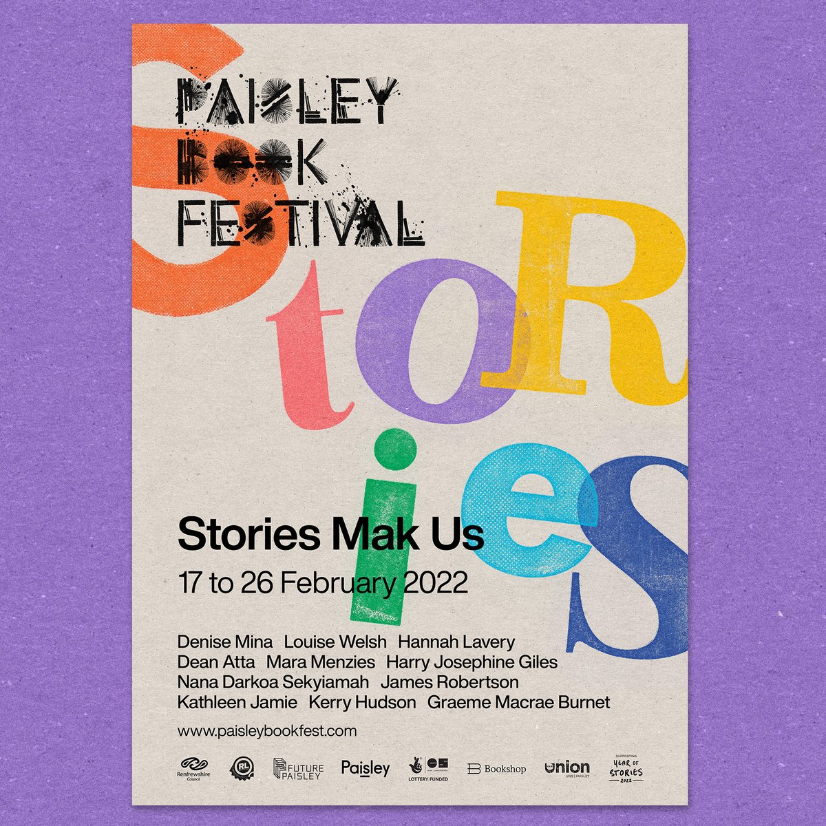 BookPaisley's tweet image. We are delighted to announce our programme of events for #PBF2022 📚🥳

It’s a programme filled with workshops, author events, book launches and opportunities for both established and emerging writers to showcase their work.

Find out more 👉bit.ly/TPBF2022