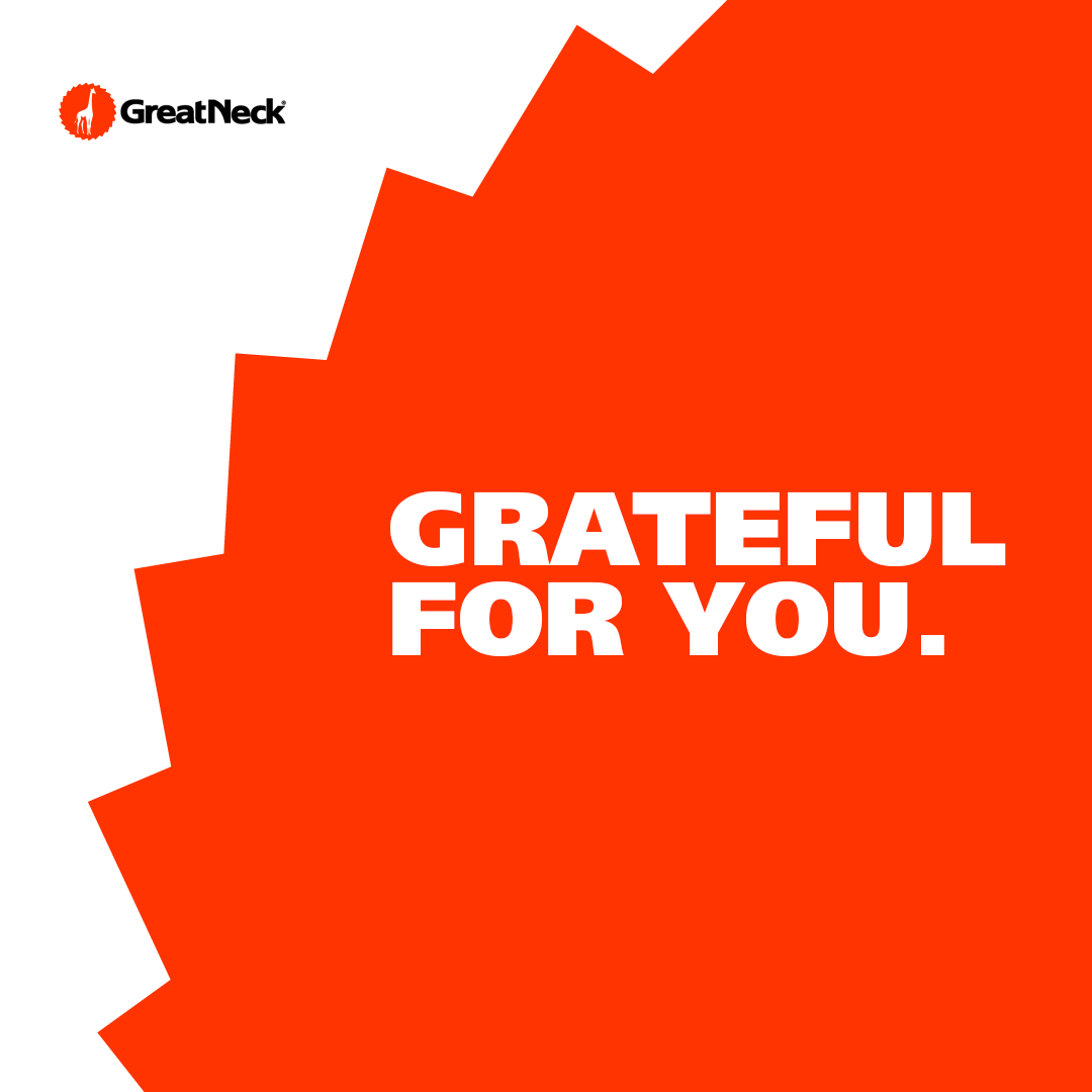 GreatNeckTools's tweet photo. Happy Thanksgiving from GreatNeck! Recharge with friends and family and food. We can't wait to see what projects you're into when it's time to get back to work! https://t.co/KHYC121tbl
