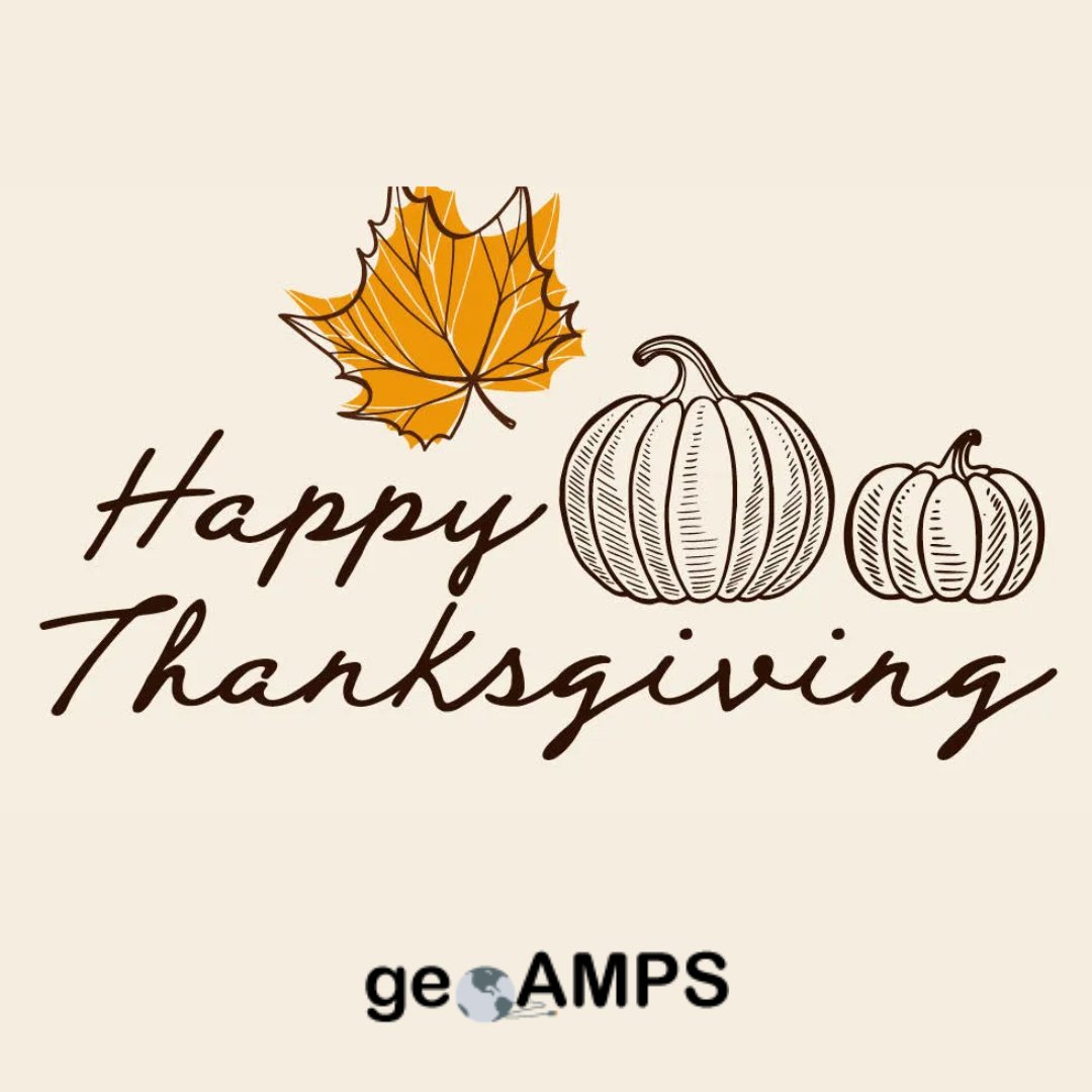 geoAMPS's tweet photo. Let our lives be full of both thanks and giving. Happy Thanksgiving!!
#Thanksgiving https://t.co/MlZ1uUSSzi