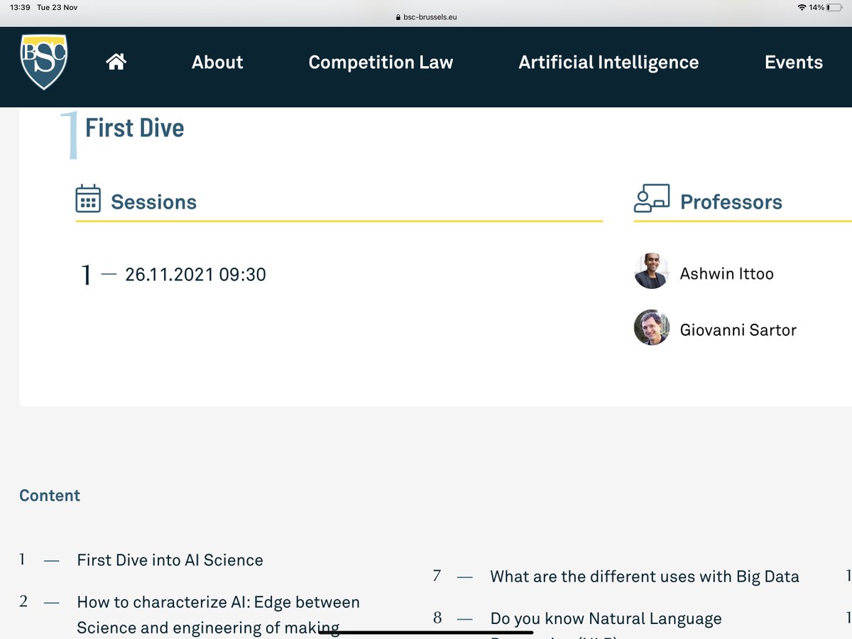 Catch me tomorrow: AI&amp;Law <a href="/BSC_competition/">BSC</a> <a href="/CompetitionProf/">Nicolas Petit</a> <a href="/GiovanniSartor3/">Giovanni Sartor</a>