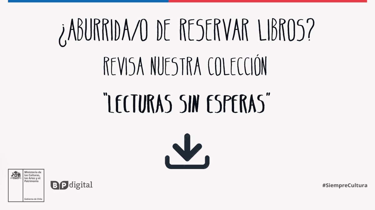 BPDigital_cl's tweet photo. 🟢 ¿Aburrida/o de tener que esperar la disponibilidad de un libro antes de poder comenzar a leerlo? En nuestra colección especial "Lecturas sin esperas" podrás encontrar títulos que puedes descargar inmediatamente. No digas que no te avisamos 😉🥰 https://t.co/MPnHVUCPYD
