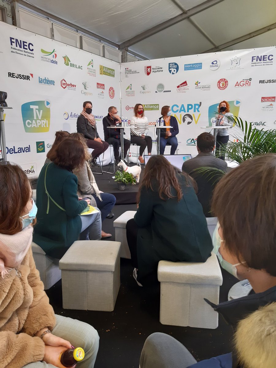 Caprinov's tweet photo. Conférence, table ronde, présentation génétique, etc. Et vous, vous faites quoi sur le salon #Caprinov2021
#capriTech
#capriTV https://t.co/dHJUAwFas6