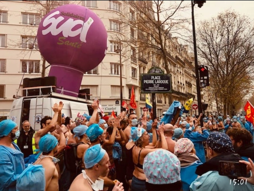 BretagneIade's tweet photo. Nombreux sont les #infirmiersAnesthésistes venus défendre leur profession à @Paris pour #unStatutAdapté. @olivierveran quand entendrez vous notre mécontentement!?
@OuestFrance @TF1 @francetv @M6 @Qofficiel @BFMTV @Qofficiel @LCP https://t.co/wGfKZgdCCk