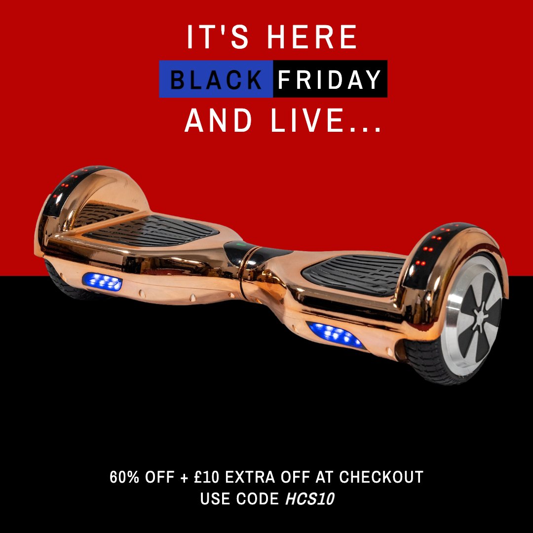 hcsgadgets's tweet photo. Jump right into our Black Friday event… 

Check out our exclusive hoverboard bundle range

🔵 FREE Next Day Delivery on ALL orders 🚚 
🔵 12 Months UK Warranty (Extended XMAS Warranty) ✅ 
🔵 £10 Off for a Limited time only Use Code HCS10 at Checkout 🎅🏼 https://t.co/A3y1mRSVLF