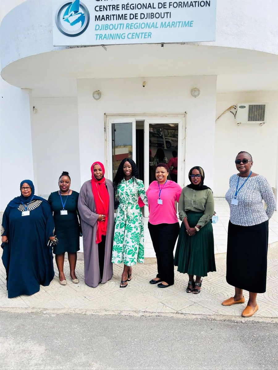 IMOsecurity's tweet photo. Increased female participation recorded during the IMO-led regional Workshop on the Whole of Government Approach to #maritimesecurity with representatives from Djibouti, IMO, Kenya, and South Africa attending the 4-day event. @IMOHQ https://t.co/Bfwe2QI6Xw