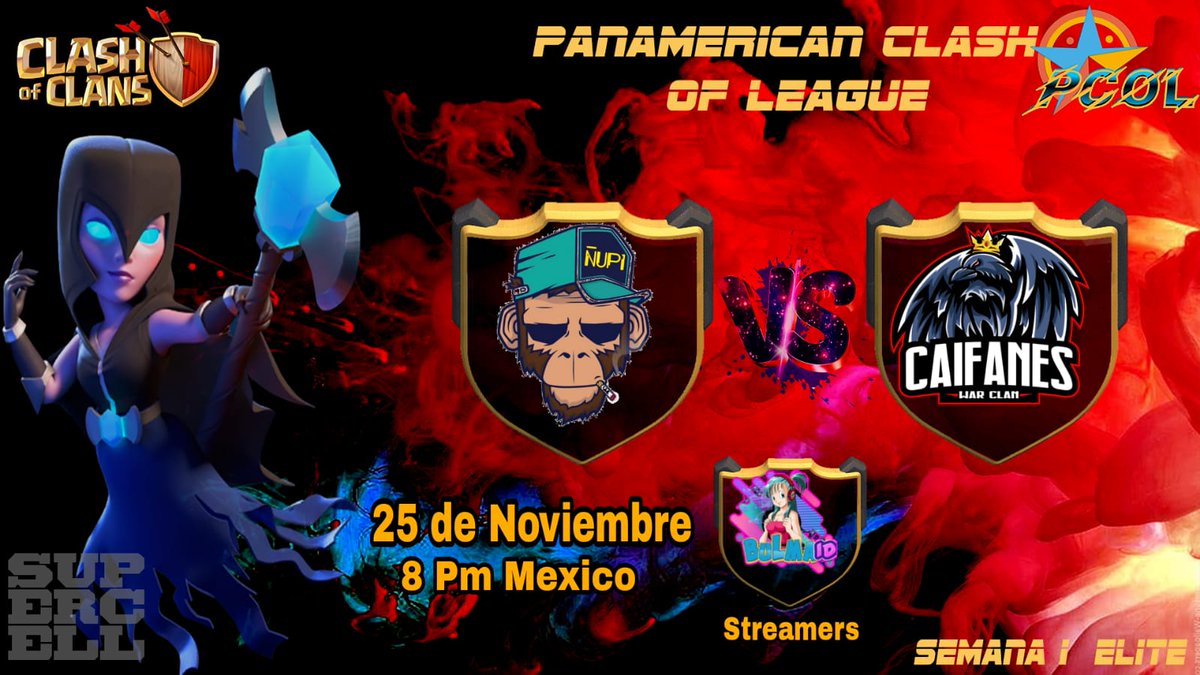 Doble jornada en Panamerican Clash of League 🔥  <a href="/JACKYGAMER10/">JACKY_GAMER</a>

06PM Mex: #TeamFarruko 🆚 #Sundawani18
08Pm Mex: <a href="/LucasHernanVer3/">Ñupi Fc Mza Ar</a> 🆚 <a href="/CaifanesCoc/">CAIFANES - COC</a> 

Nos vemos en la noche para disfrutar de éstas dos Guerrazas Op🎉🎉🥳🥳🔥😍