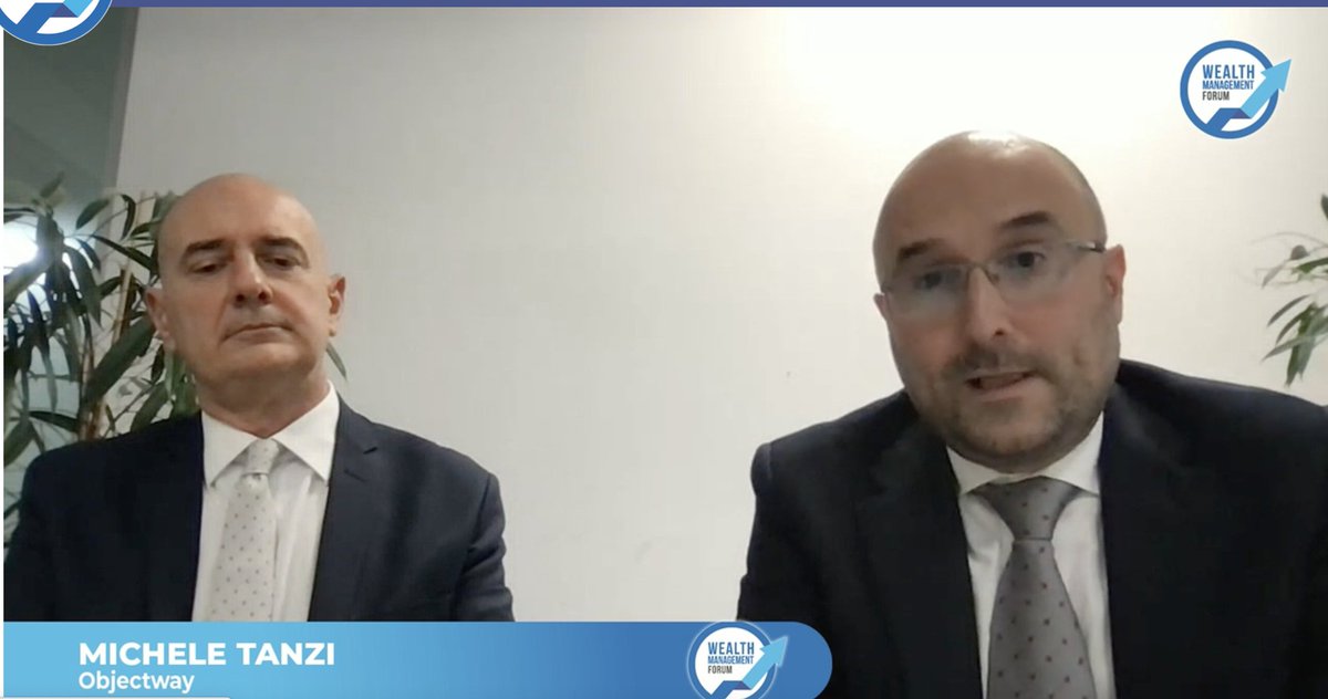BancaforteABI's tweet photo. Tanzi (#Objectway): Per un approccio “cliente-centrico” e per migliorare la qualità del servizio offerto è necessario digitalizzare anche i processi interni della banca
Guarda la diretta #streaming: https://t.co/NzCDtlrhNz
#abiwealthmanagement https://t.co/KxoW3p5dTe