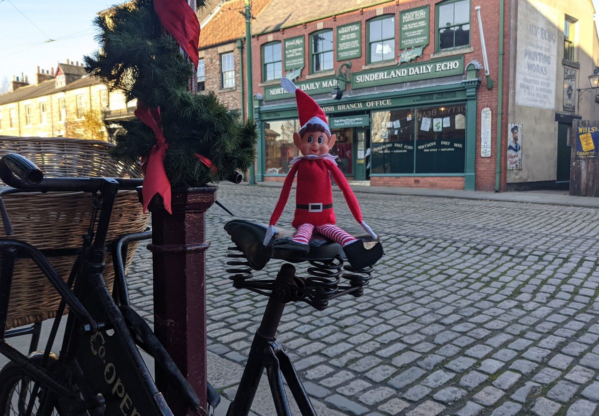 Beamish_Museum's tweet photo. Uh oh! They've started to arrive and they always cause mischief!
Christmas at Beamish begins this weekend so make sure you have a go at our Elf Trail and spot the naughty elves hiding around the museum! (1/2) https://t.co/TUJan9Dw6I