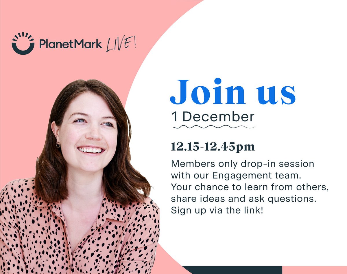 ThePlanetMark's tweet photo. Introducing our new monthly community platform drop-in sessions for Planet Mark members! This is a great opportunity to ask any questions you have, find out more about your certification and learn from other like-minded organisations. 

We can’t wait to see you there! https://t.co/S8advLN4im