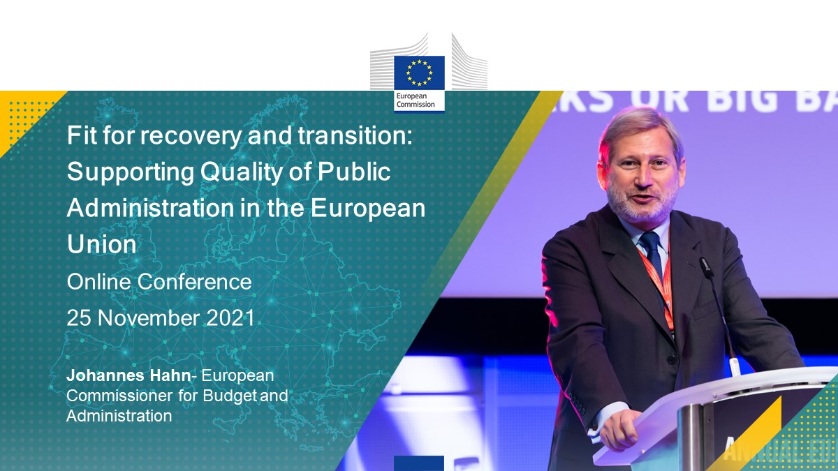 EU_reforms's tweet photo. Inspiring speeches by 🇪🇺Commissioner @JHahnEU and 🇫🇷 Minister @AdeMontchalin at today's conference on #PublicAdministration and #Governance. Thank you!
👉https://t.co/8EHXZMynAp
#QualityPA https://t.co/ahIjMHIVG7