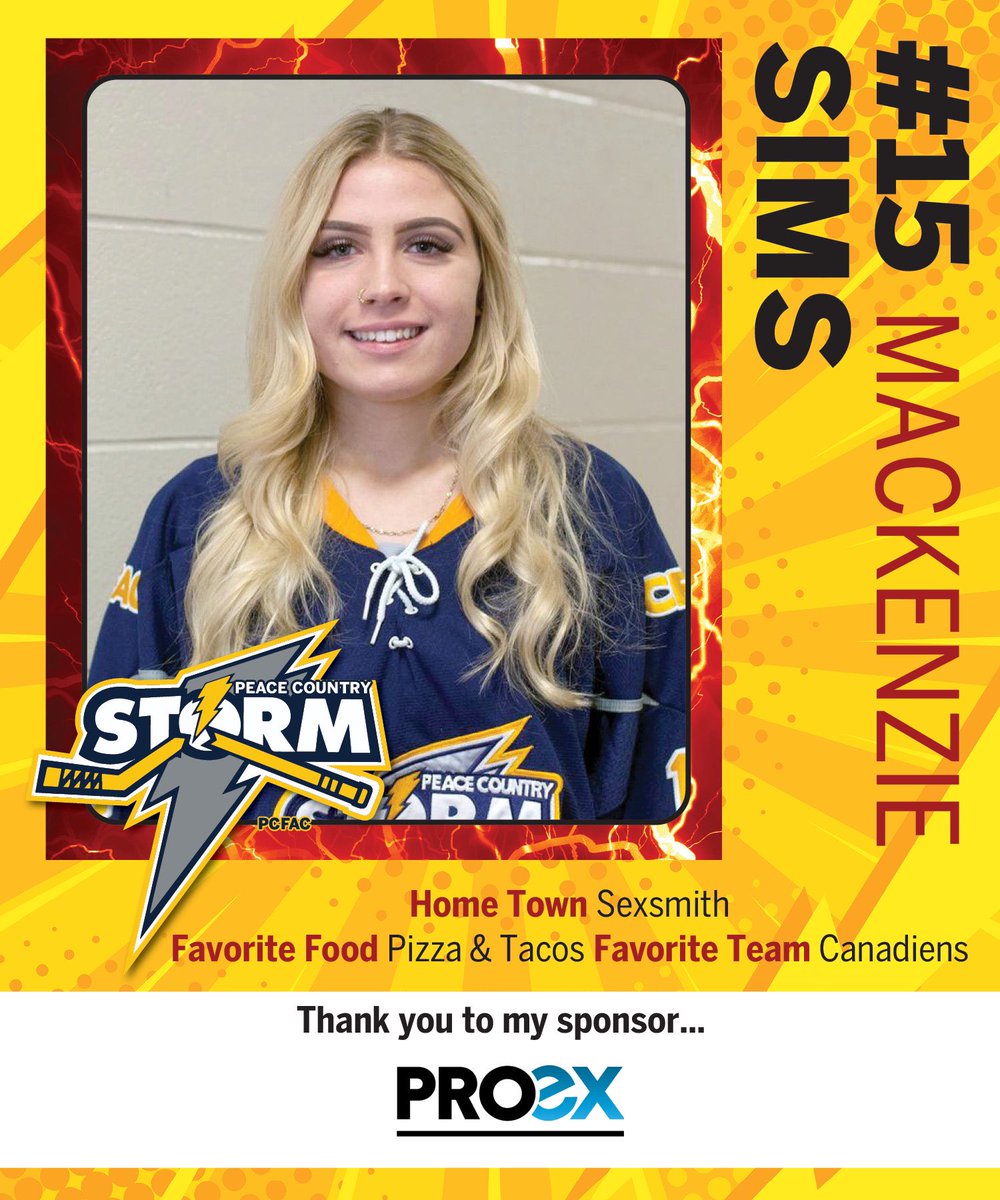 U18 forward Mackenzie Sims!