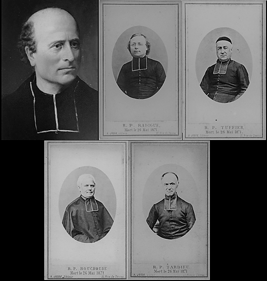 CauseSanti's tweet photo. I #Martiri Enrico #Planchat, Ladislao #Radigue e 3 Compagni, furono arrestati a Parigi in momenti e luoghi diversi, e uccisi violentemente il 26 maggio 1871, con colpi di fucile e armi da taglio. I cadaveri furono dileggiati dalla folla.
https://t.co/LL6WuRGejv https://t.co/J2s5OArBHo