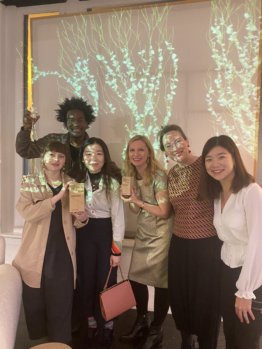 Squint/Opera (@squintopera) on Twitter photo We had a fun evening collecting #TheDavidsonPrize last night. Great to get together in real life with our #HomeForest team
<a href="/squintopera/">Squint/Opera</a> <a href="/haptic_arch/">Haptic Architects</a> <a href="/LionHeartfelt/">Rhael 'LionHeart' Cape Hon FRIBA</a> Yaoyao Meng <a href="/codatocoda/">Coda to Coda</a>
Thanks <a href="/DavidsonPrize/">The Davidson Prize</a> <a href="/carocomms/">Caro Communications</a> <a href="/SCPLtd/">SCP</a> and team We had a fun evening collecting #TheDavidsonPrize last night. Great to get together in real life with our #HomeForest team
<a href="/squintopera/">Squint/Opera</a> <a href="/haptic_arch/">Haptic Architects</a> <a href="/LionHeartfelt/">Rhael 'LionHeart' Cape Hon FRIBA</a> Yaoyao Meng <a href="/codatocoda/">Coda to Coda</a>
Thanks <a href="/DavidsonPrize/">The Davidson Prize</a> <a href="/carocomms/">Caro Communications</a> <a href="/SCPLtd/">SCP</a> and team