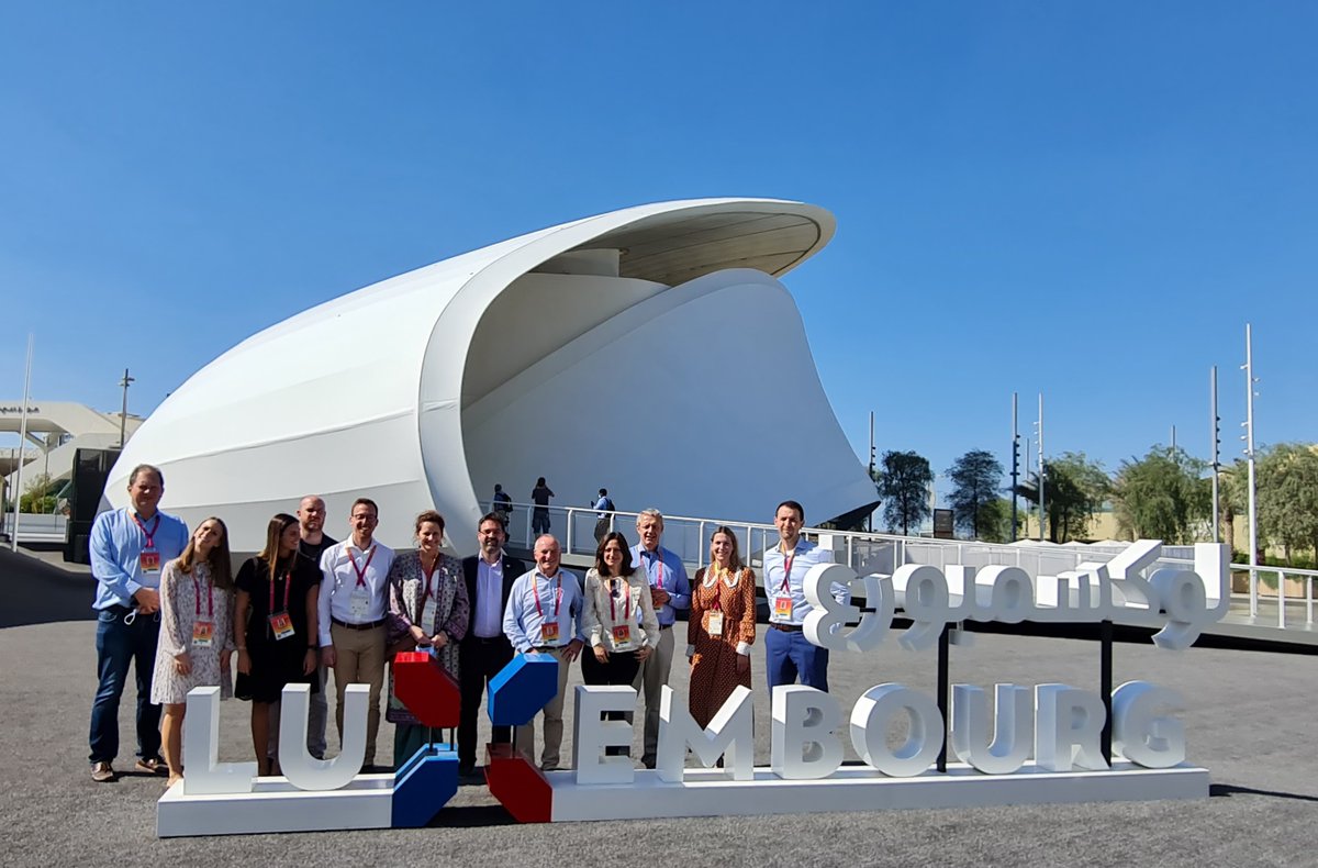 ExpoPavilionLU's tweet image. We had the pleasure to welcome a delegation from the @ccluxembourg and the House of Entrepreneurship Luxembourg to the Luxembourg Pavilion. Yesterday was pitch day and House of Entrepreneurship presented in the category 'Best Resilience Project'! #LUexpo2020Dubai #cc2020