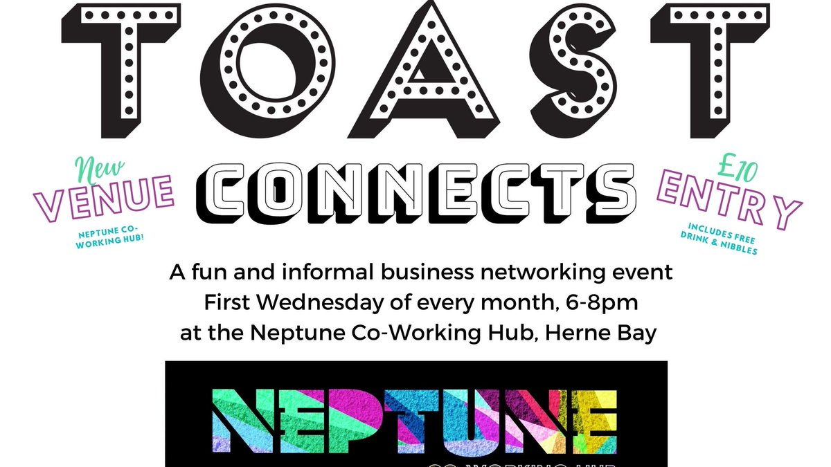 Networking and festive fun all rolled into one!
Do come along and join the fun! Great people talking great business with a bit of food and drink mixed in for good measure!
Wednesday 1st December. 6-8pm
<a href="/toastconnects/">toastconnects</a> 
#networking #festivefun #smallbusiness #HerneBay