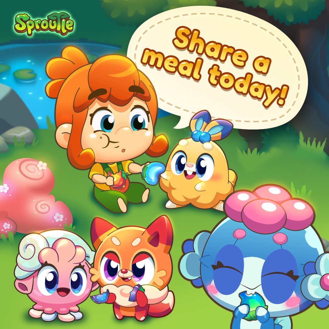 sproutle's tweet photo. Happy Thanksgiving! Food always tastes better when shared with loved ones. Share a meal together today!

#sproutle #thanksgiving #matchinggame #pets #adventure #indiegame #indiegamedev https://t.co/Wzf9neXoqR