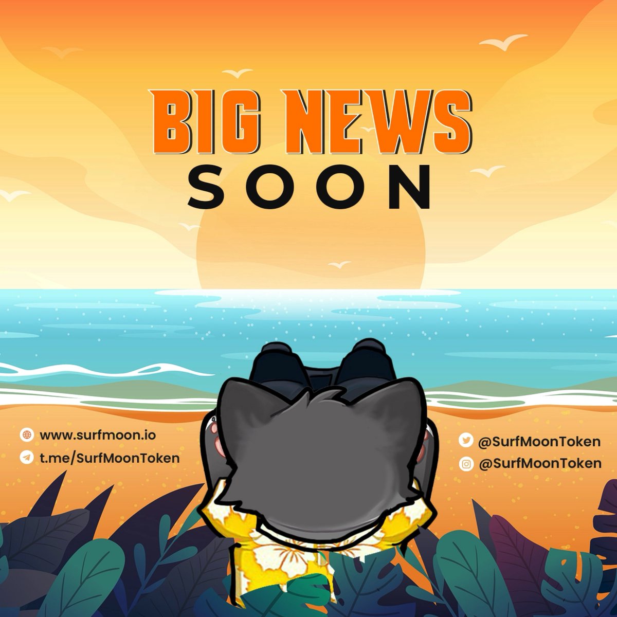 #SurfMoon will host a #vacation #giveaway soon! 🔥 #binance #bsc #crypto #safemoon #catecoin #hogecoin #shibainu