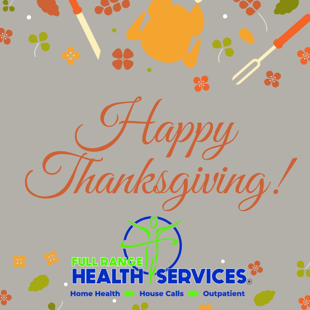 FullRangeHealth's tweet image. Happy Thanksgiving!  Thank you for trusting and believing in our ability to help and serve our community!  We hope you have an amazing day filled with family and friends! #thanksgiving 
#YourLifeYourGoalsYourWay #individualizedcare #homehealth #chescopa #delcopa #montcopa