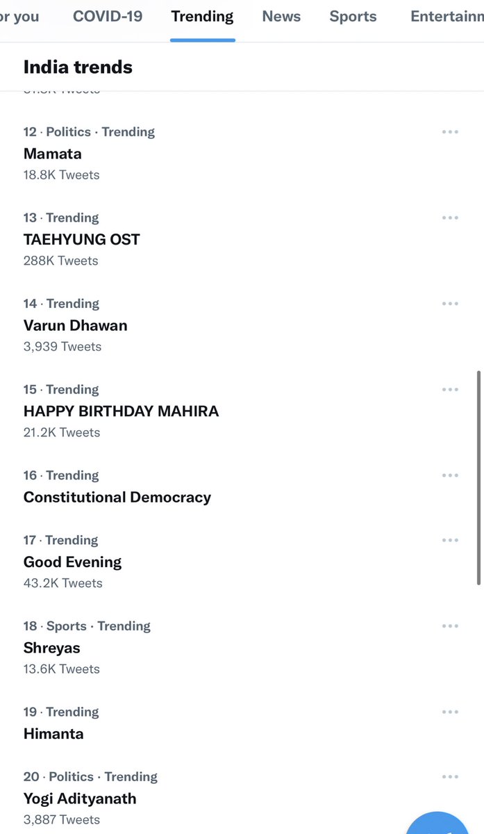 23s_februray's tweet photo. and finally it is trending:)

HAPPY BIRTHDAY MAHIRA https://t.co/LOuTWbSEQV