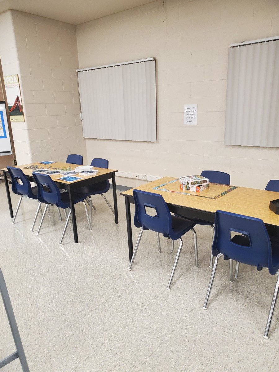 Come down to the library to check out our new Makerspace! We have jigsaw puzzles and sudoku for you to try out on your lunch, spare, or before and after school.