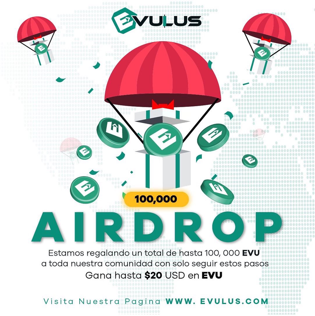Evulusoficial's tweet photo. 🚨Estas listo para ganarte tus primeras criptomonedas 🚨Gratis🚨. 

Nuestra #airdrops ha comenzado, solo tienes que seguir los pasos correctamente y estaras ganando #evu token. 

👇🏼Participa, diviertete y gana 
https://t.co/9LfK9o2INF https://t.co/h1IvlNXyOI