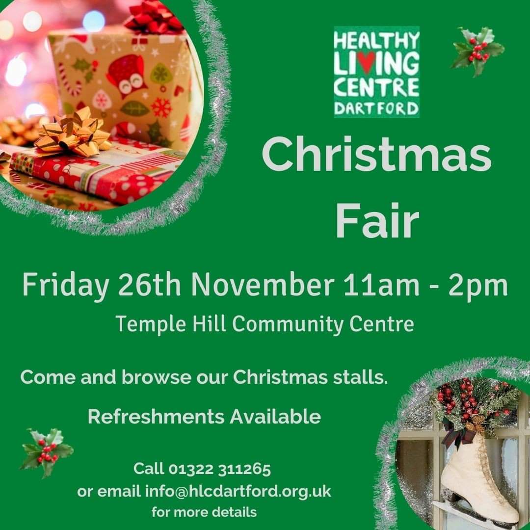 debsydee's tweet photo. Pop along to Temple Hill Community Centre tomorrow for our @HLCDartford Christmas Fair - lots of wonderful small businesses coming along!
@dartfordliving @welovedartford #Community #Dartford #christmasfair #freeparking #supportsmallbusiness #buylocal https://t.co/92KK0UGw6W