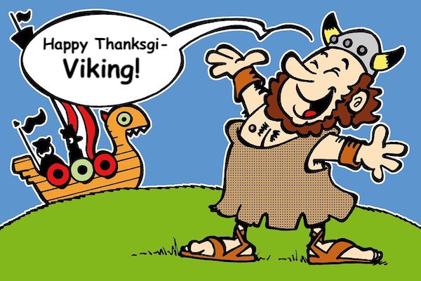 Chester_Viking's tweet photo. Happy Thanksgiving from my Aett to yours! @WCC_Athletics @sunywcc1 https://t.co/25RjFzKlPo