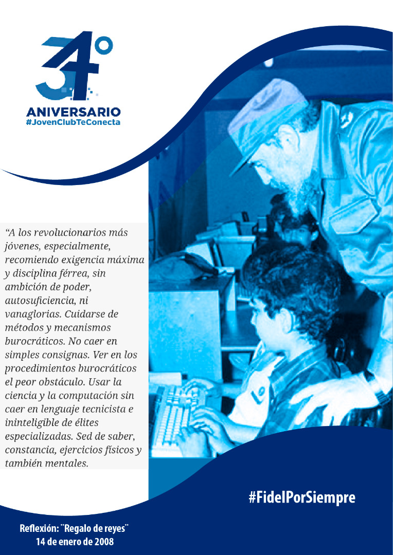 JovenClub2's tweet photo. Hoy se conmemora el quinto aniversario de la desaparición física del Comandante en Jefe.
 El legado #Fidel vive en los jóvenes progresistas del mundo
#FidelPorSiempre #FidelVive #JovenClubTeConecta #JovenClubCuba #CubaInformatiza https://t.co/urkniKYwqi