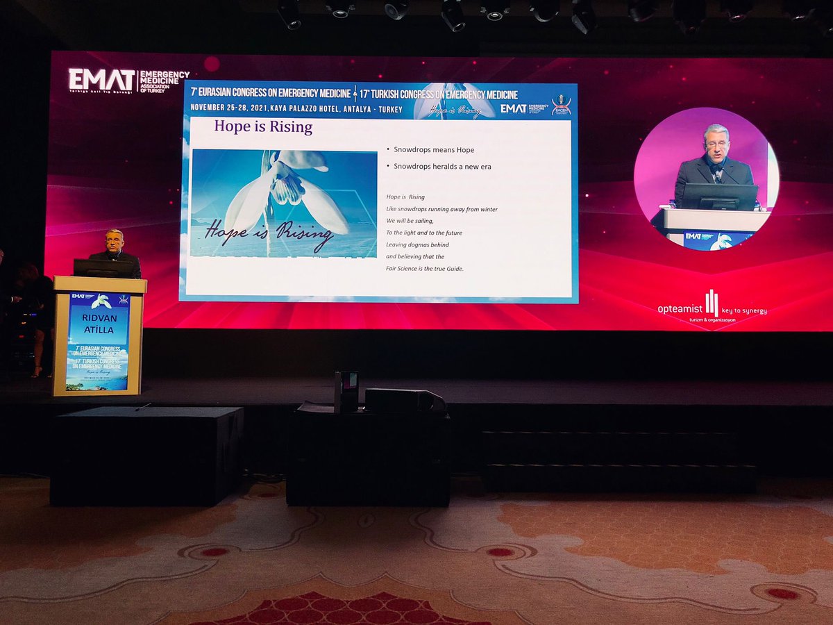 #EACEM başladı! Kongre genel sekreteri Doç.Dr. Rıdvan ATİLLA'nın konuşması ile açılış seremonisindeyiz! #eacem2021 <a href="/TrTATD/">Türkiye Acil Tıp Derneği - TATD (EMAT)</a> #umutyükseliyor 🌱
