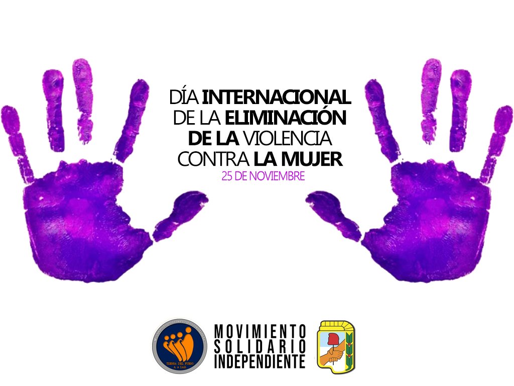 MSI_TDF_AeIAS's tweet photo. #DiaContralaViolenciadeGenero 💜
Cada 25 de noviembre el mundo se une en la visualización de todas las formas de violencia contra las mujeres, para concientizar sobre el flagelo que afecta a 1 de cada 3 de ellas.
#NoMasViolencia 
#msitdf 
#msiríogrande 
#PartidoJusticialista https://t.co/19mw8OQ6bo