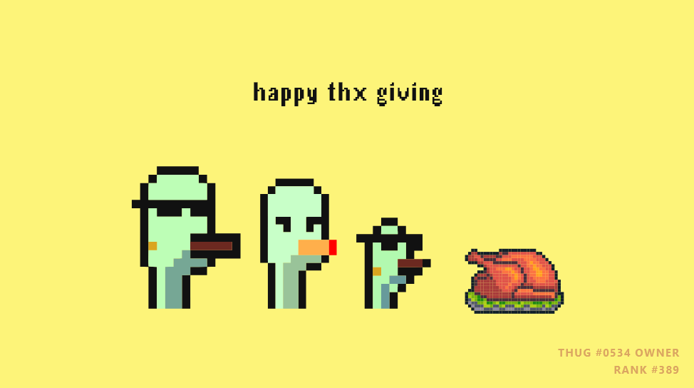 BhagaTheKey's tweet photo. caw caw @thugbirdz @thugDAO https://t.co/2M8oaIGgtu