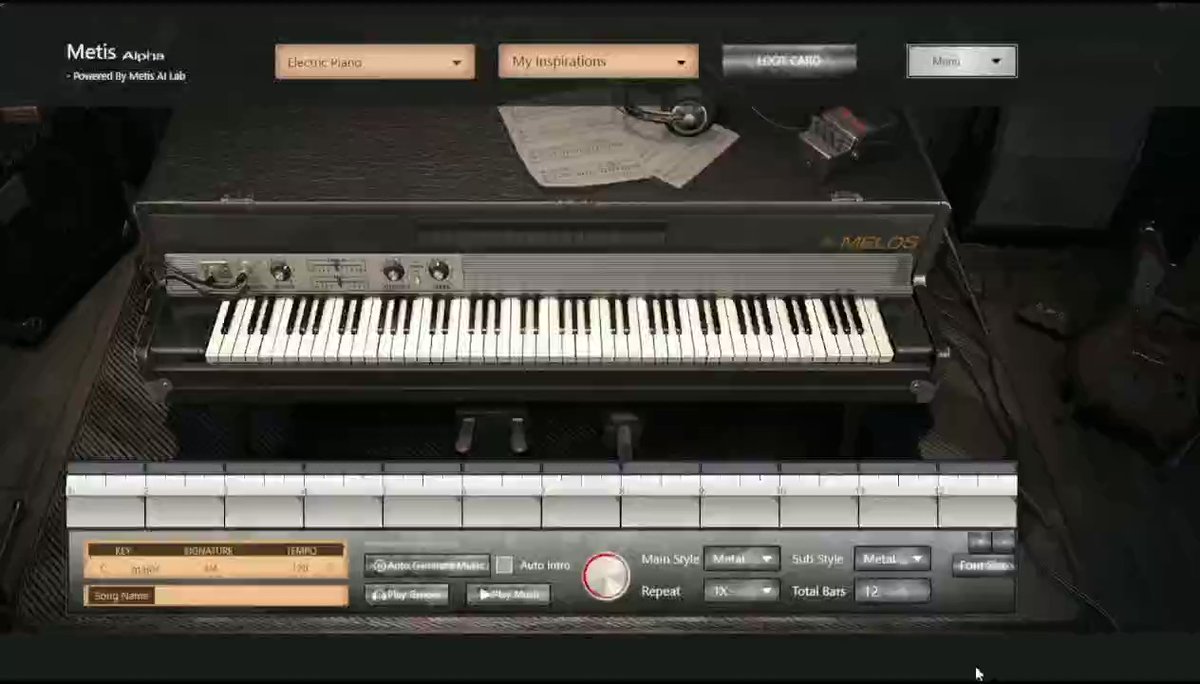 EneyoGogo's tweet photo. 🎤The #MetisAI workshop is launching soon! 

💥Soon you could be the next Beethoven by minting your very own #MusicNFT 💥 

🎸Stay tuned for the poll to choose which music genre you want first in the beta test. 

Here is a sneak peek of what you can expect in the Music Workshop! https://t.co/3fymigKwZj