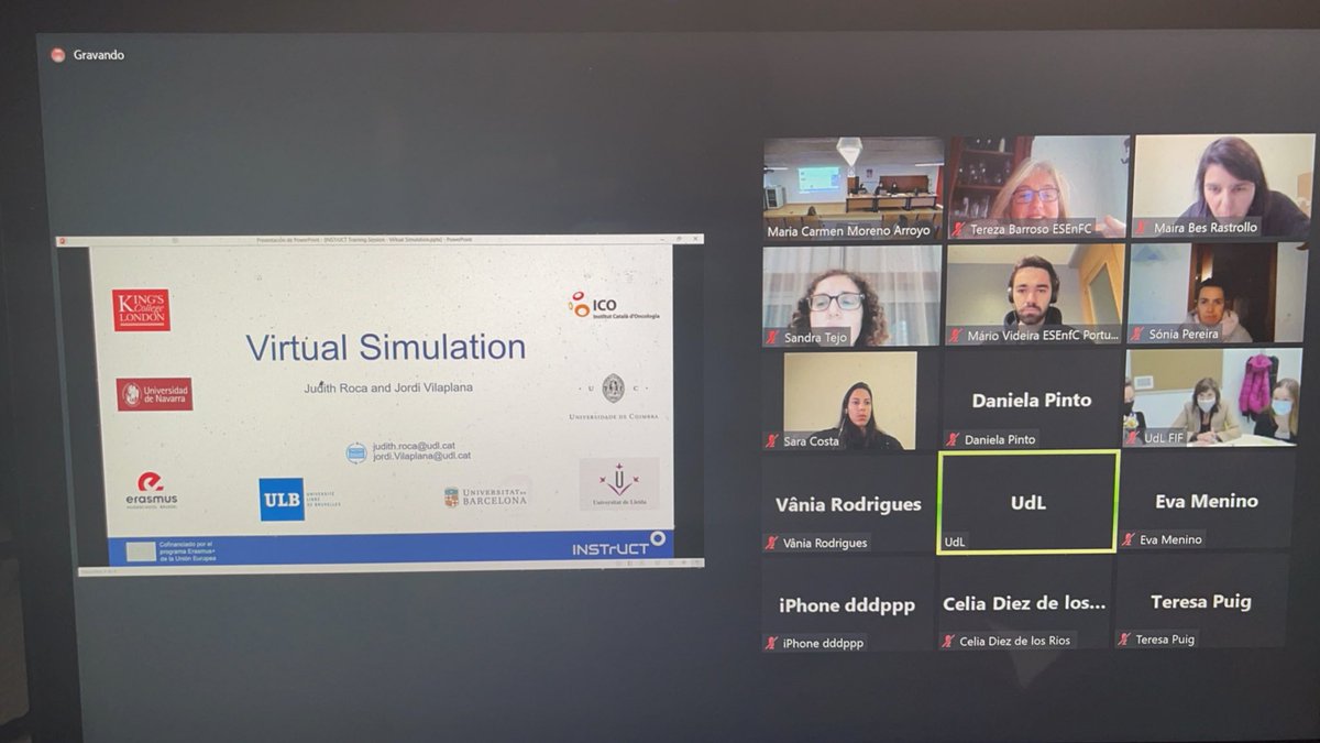 Starting the training event of the ERASMUS+ #INSTrUCTProject!