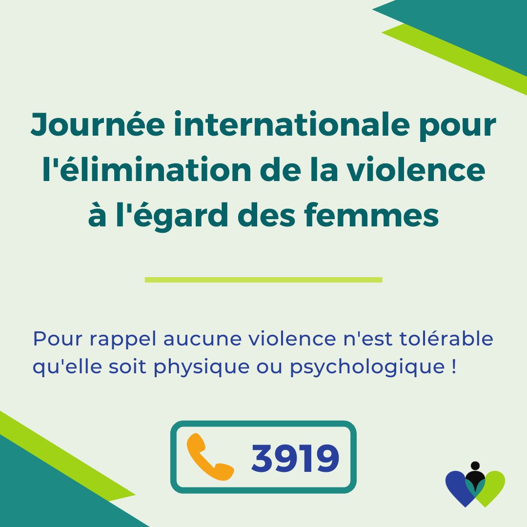 Si vous souffrez de violence peu importe sa nature (conjugale, sexuelle, psychologique...) vous pouvez appeler le 3919, vous n'êtes pas seule ! 
Numéro accessible 24h/24 et 7j/7, l'appel est gratuit, anonyme et non visible sur les factures de téléphone.
#violencesfaitesauxfemmes
