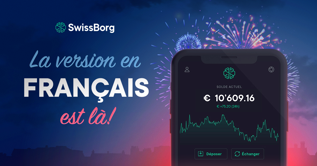 Comment dit-on crypto en français ? SwissBorg ! 
🌍 🇨🇭🇫🇷 🇧🇪 🚀 

#BonjourTwitter #NousSommesSwissBorg #SwissBorg #app #FrenchVersion #francais #crypto