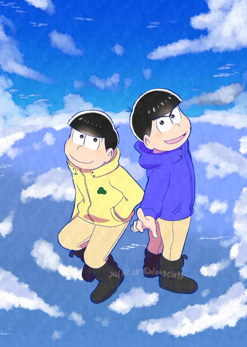 カラ松と十四松 