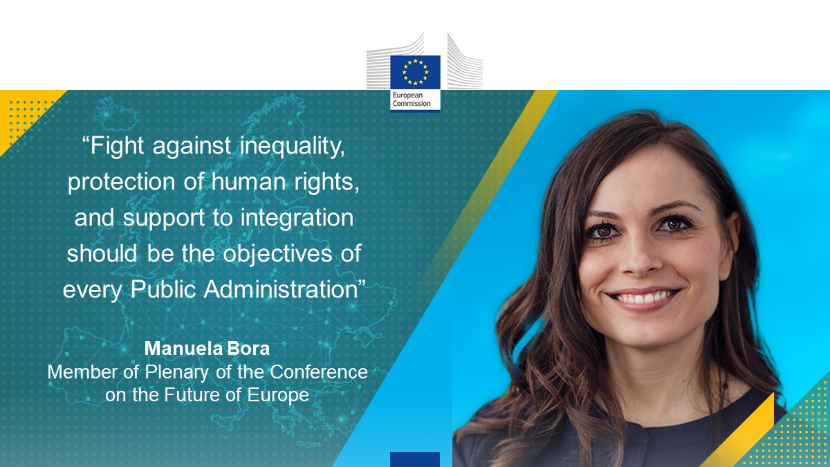 EU_reforms's tweet photo. Riveting debate this morning with @manuela_bora on #PublicAdministration and #Governance Please continue watching our Conference live at: ➡️https://t.co/NeHWC8d3GX and share your views #QualityPA @EU_reforms #Reforms https://t.co/6chvI201rx